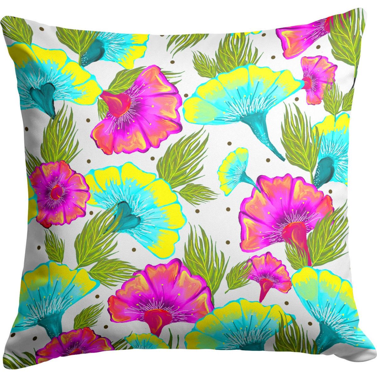 IMPRESIONARTE - Funda de Cojín Ecstatic Floral de la India