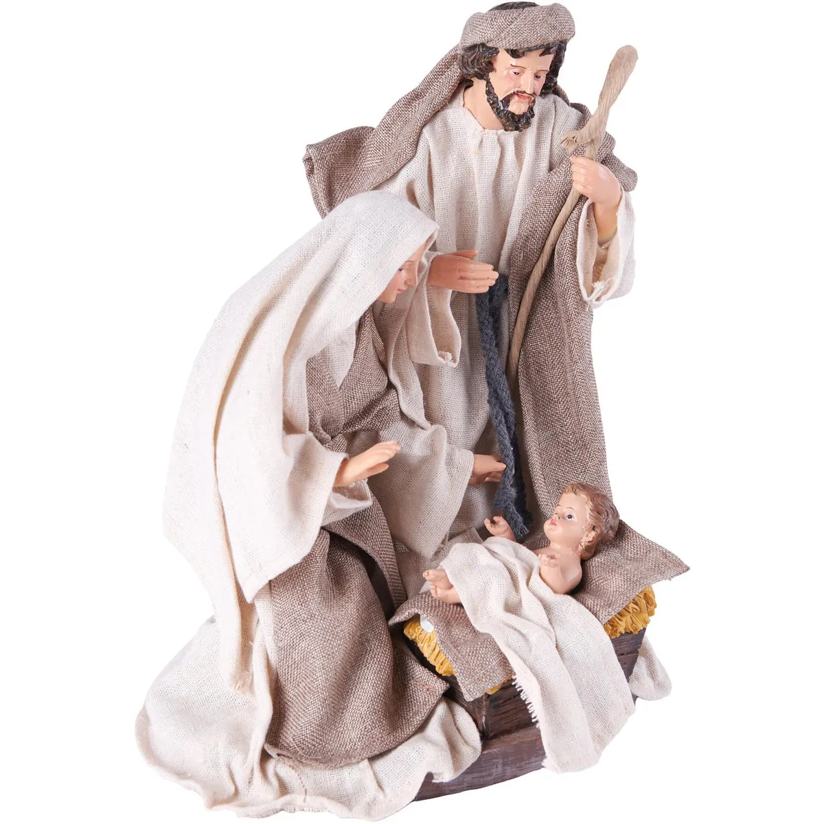 DEAR SANTA - Sagrada familia 30 cm resina textil