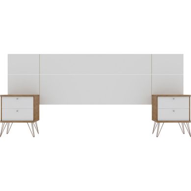 Set respaldo + 2 veladores 2 plazas