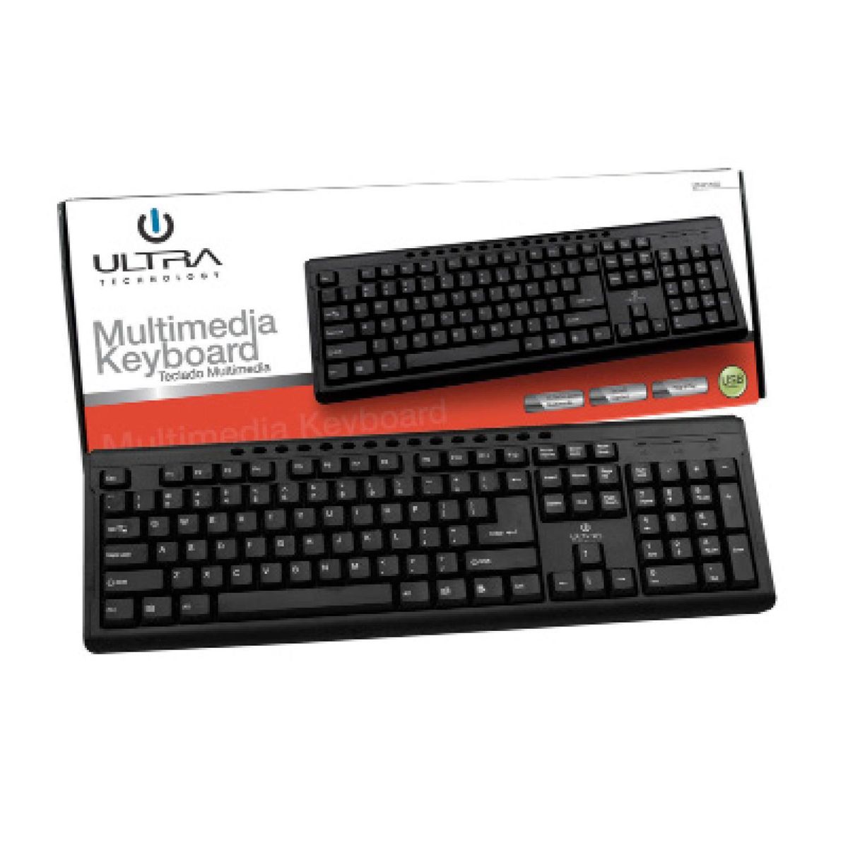 Teclado multimedia USB 18 teclas ultra, marca ULTRA - Foto 2