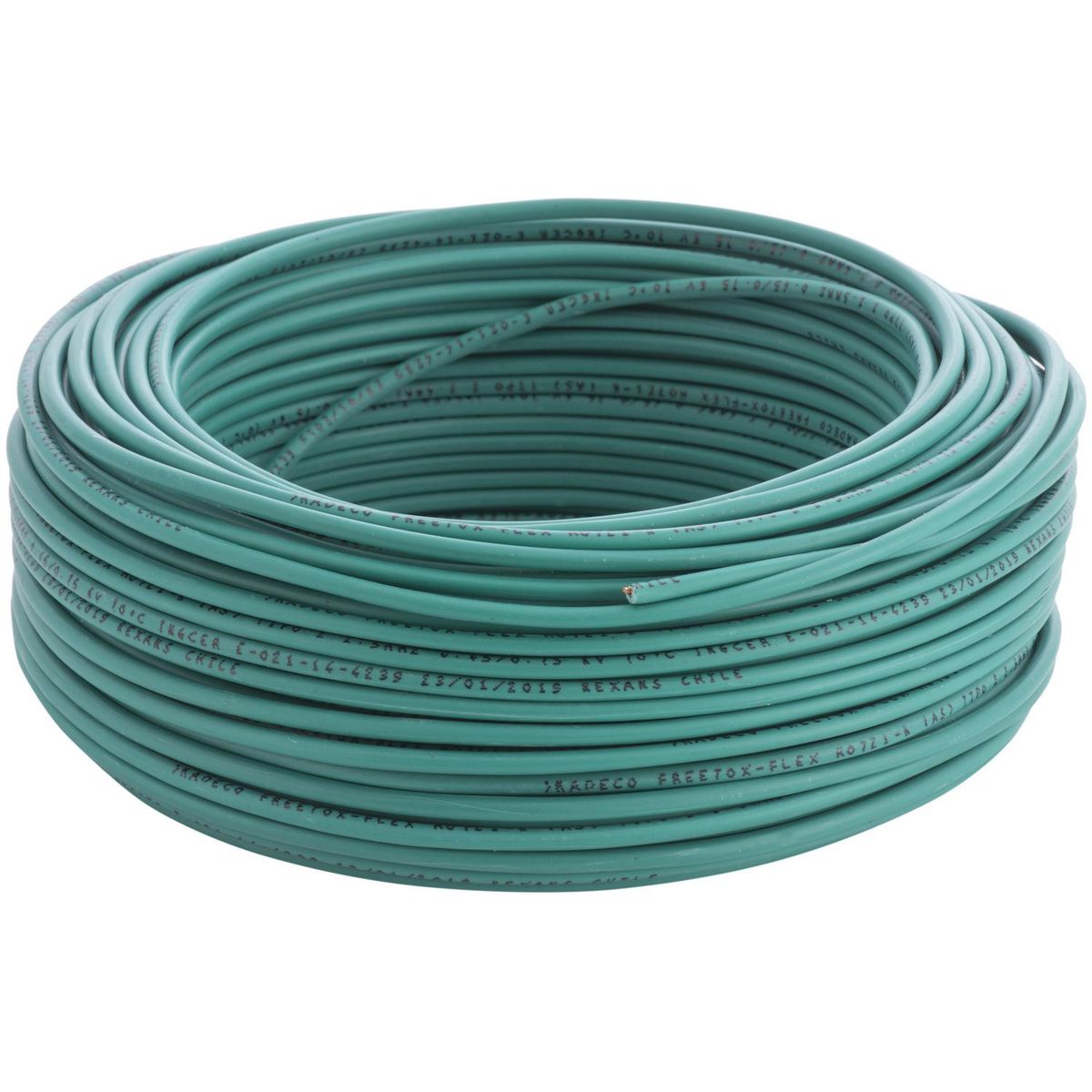 MADECO - Cable Libre de Halógenos H07Z1-K 1x2,5 mm2 Verde 50 metro(s) 