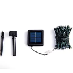 DEAR SANTA - Juego 150 Luces Solar Led Multicolor