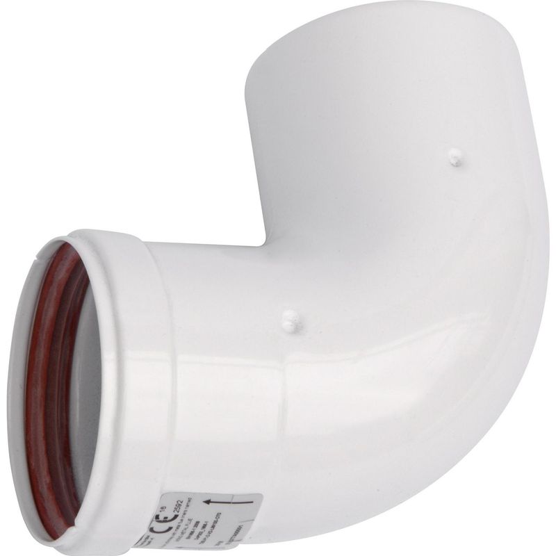 RHEEM - Codo 90° 80  milímetros