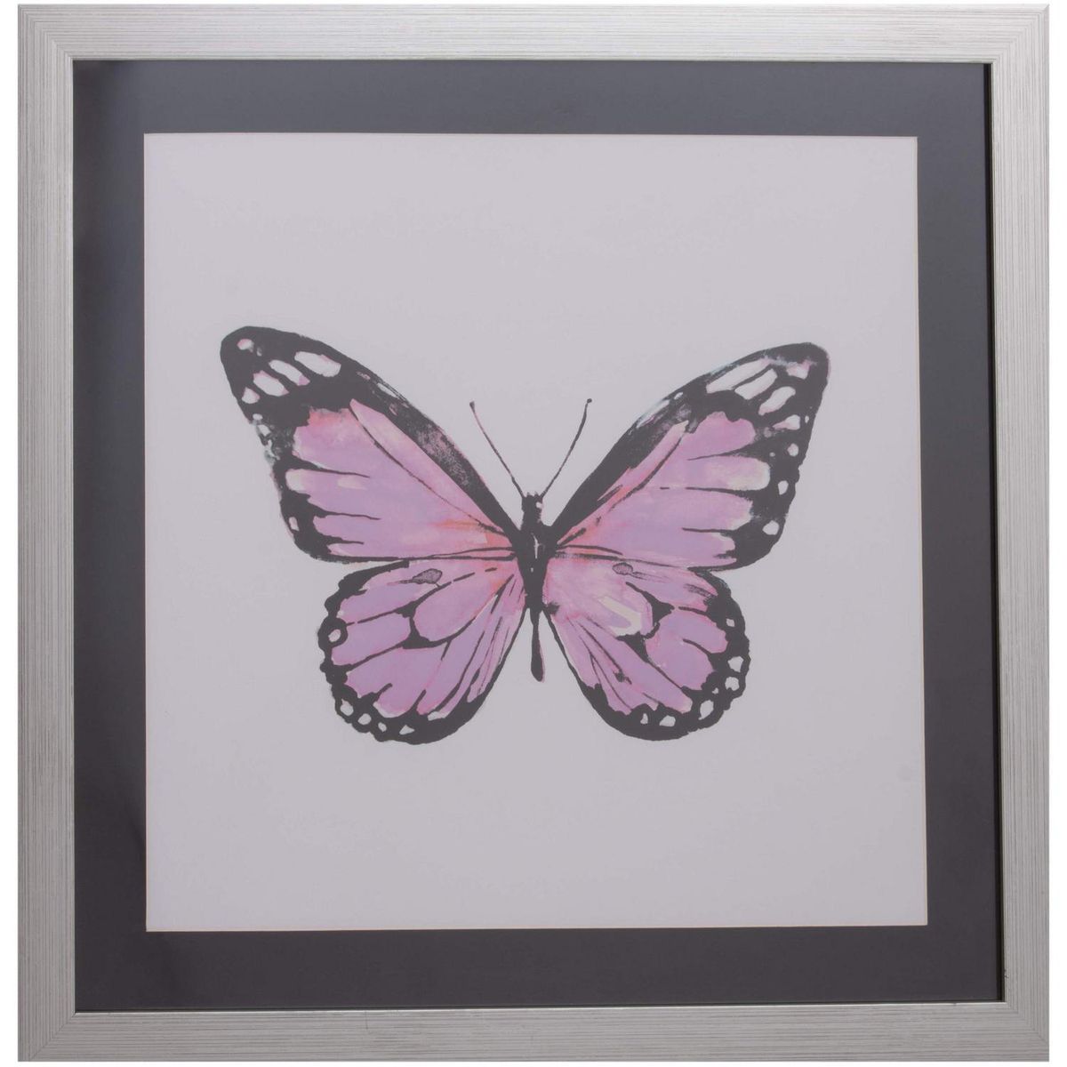 RONDA - Cuadro Mariposa Rosada 50x50 cm