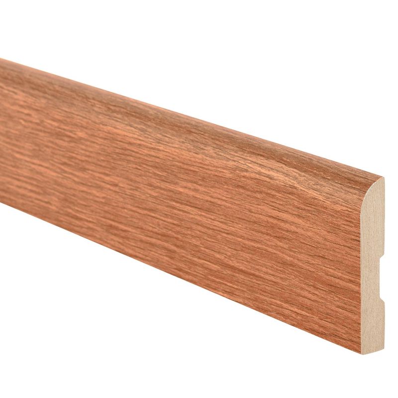 MAFORSA - Pack 4 unidades Guardapolvo MDF Cerezo Peral 70 mm 1.2x240 cm