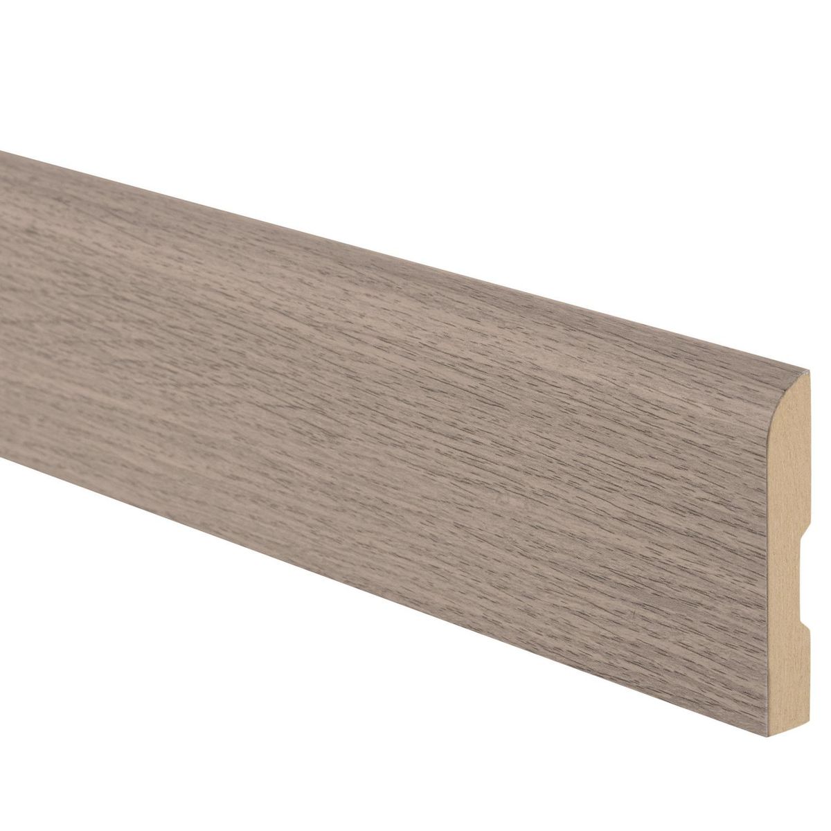 MAFORSA - Pack 4 unidades Guardapolvo MDF Gris Ceniza 70 mm 1.2x240 cm