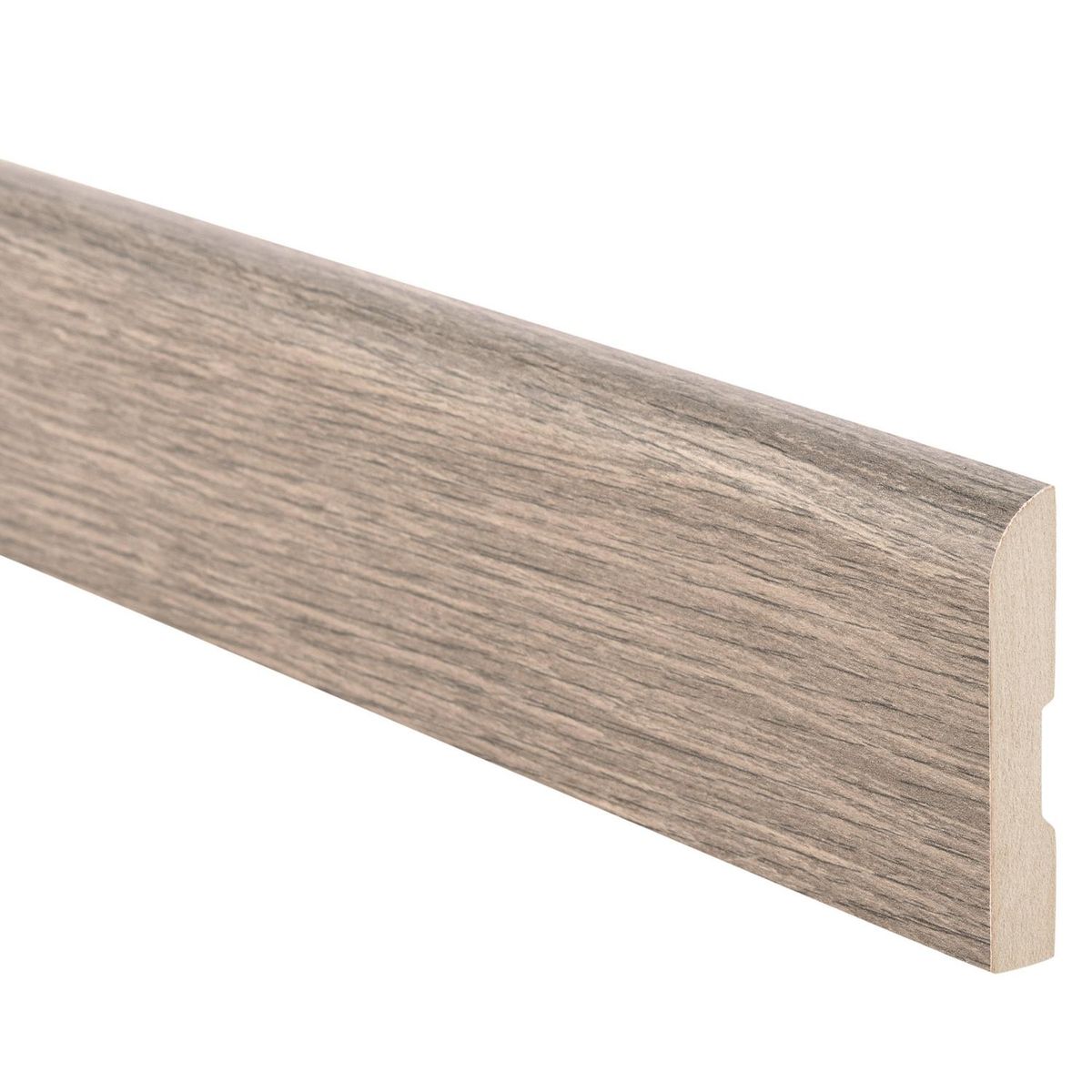 MAFORSA - Pack 4 unidades Guardapolvo MDF Kobe Walnut 70 mm 1.2x240 cm