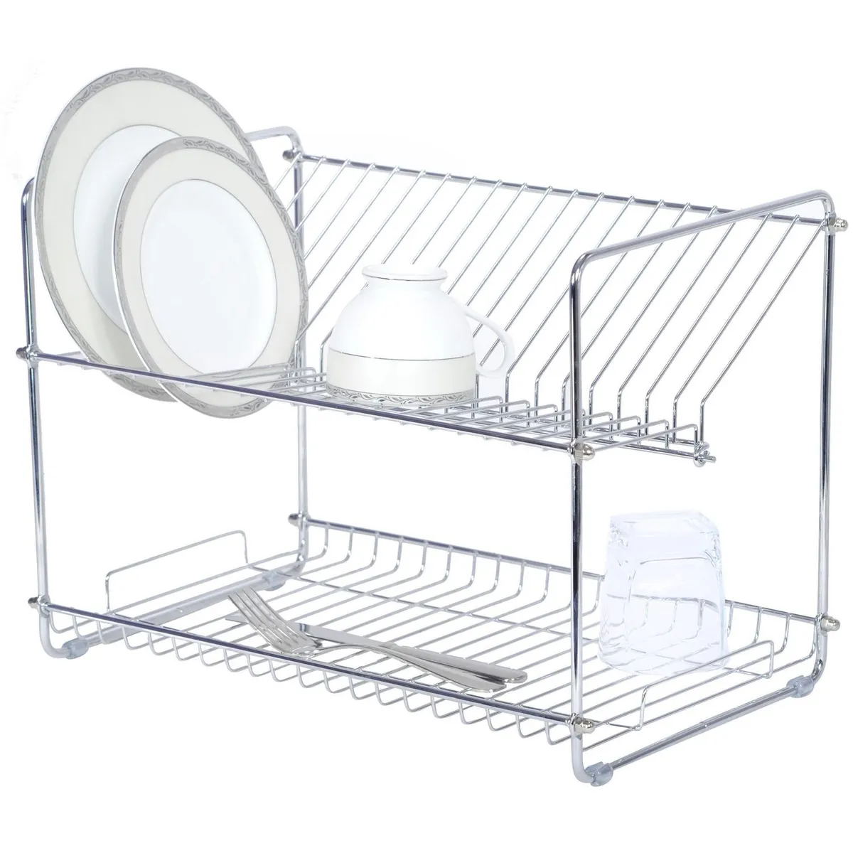 JOIA - Secaplatos 2 niveles 24x38x28 cm cromo