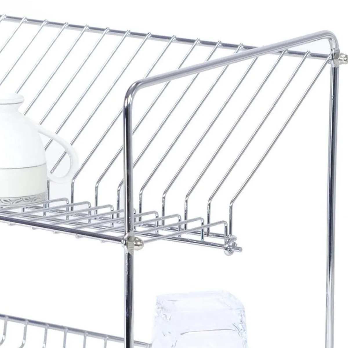 JOIA - Secaplatos 2 niveles 24x38x28 cm cromo