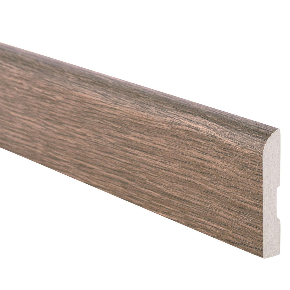 MAFORSA - Pack 4 unidades Guardapolvo MDF Roble Grafito 70 mm 1.2x240 cm