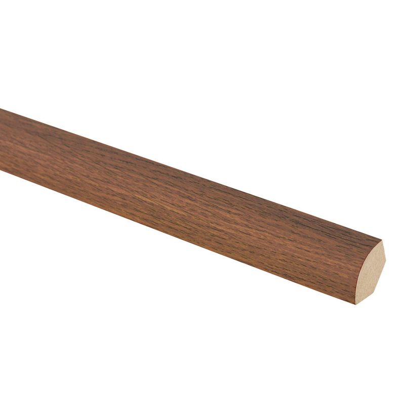 MAFORSA - Pack 4 unidades Moldura 1/4 Rodón MDF Nogal 20 mm 2x240 cm