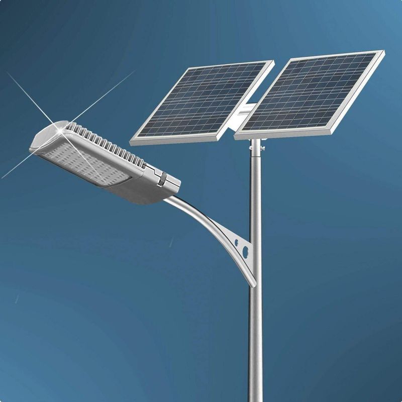 CAXTOR - Kit poste solar 6 m 30W led 12 horas zona norte DS-43