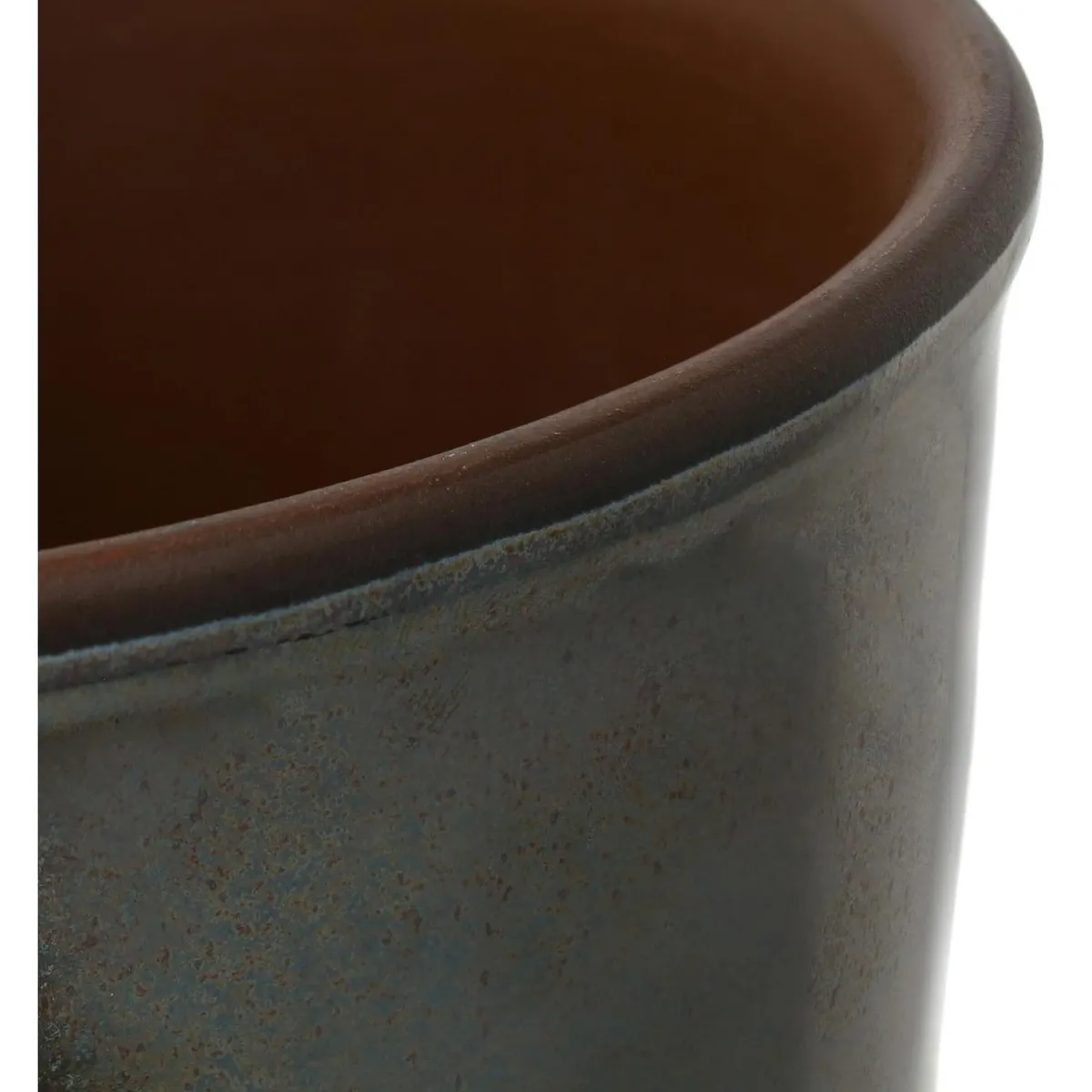 MESTIZA - Macetero Zafiro 17 cm platino