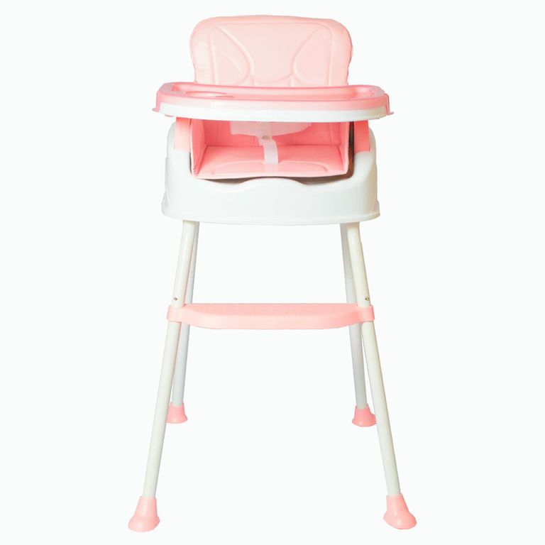 Silla de comer rosada