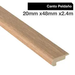 MAFORSA - Pack 2 unidades Canto Peldaño MDF Abedul New 48 mm 2x240 cm