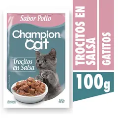 CHAMPION CAT - Alimento húmedo gatito 100 gr