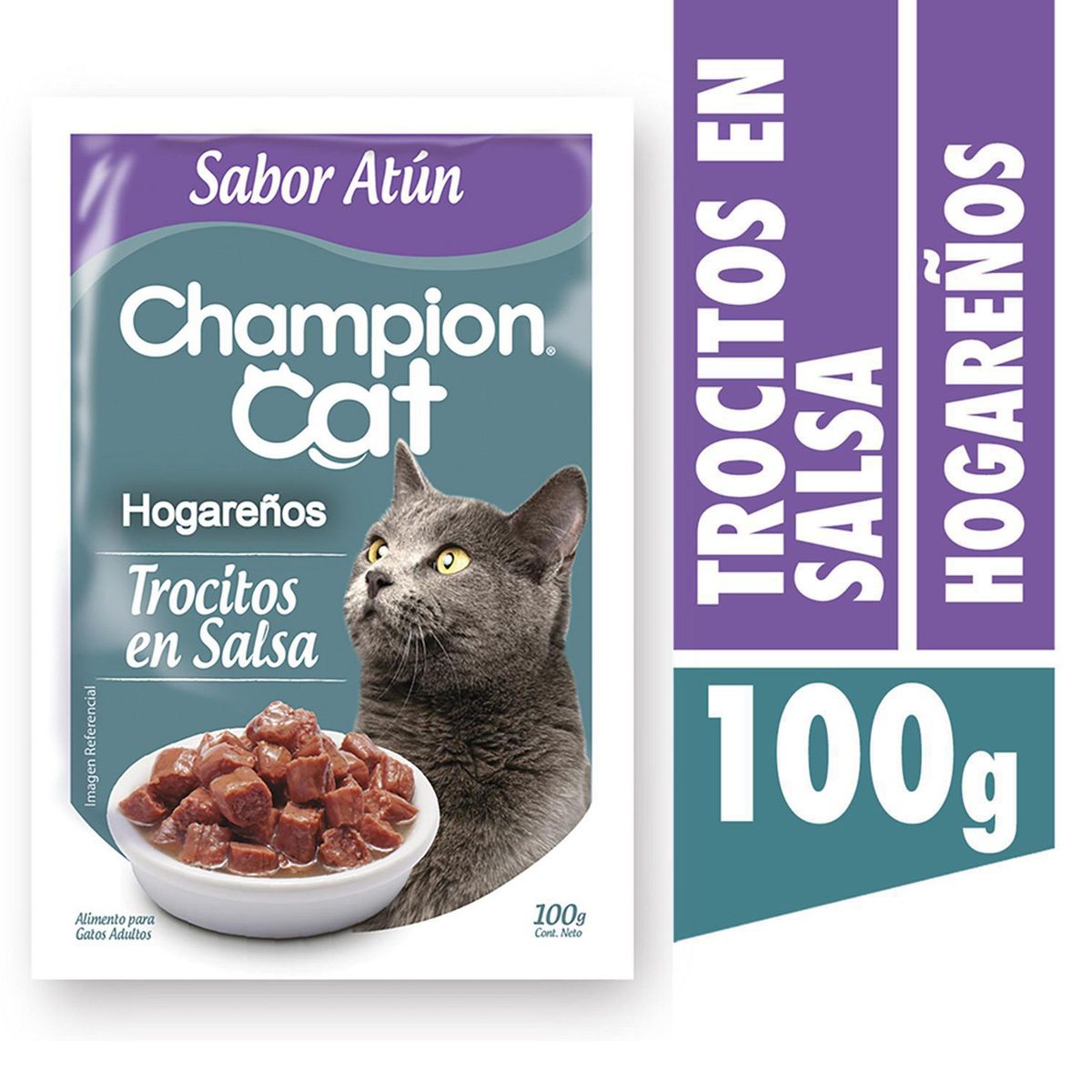 CHAMPION CAT - Alimento húmedo indoor 100 gr