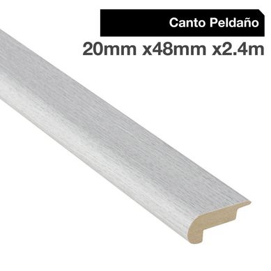 Pack 2 unidades Canto Peldao MDF Evoke Concrete 48 mm 20x2.4 m