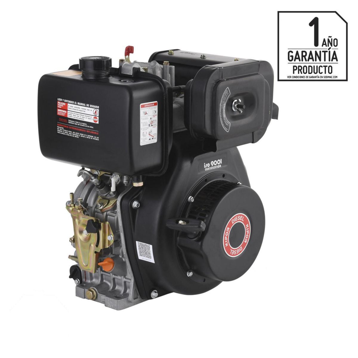 KIPOR - Motor a diesel 10 HP partida eléctrica