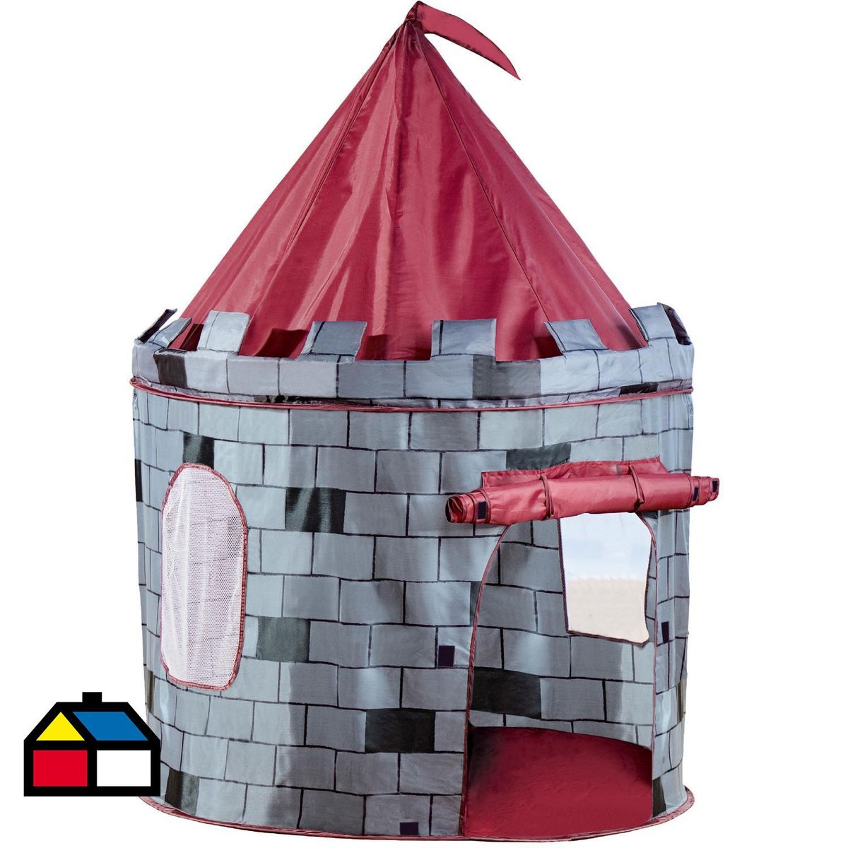 GAME POWER - Castillo de Juego Niño 105x125x105 cm Multicolor