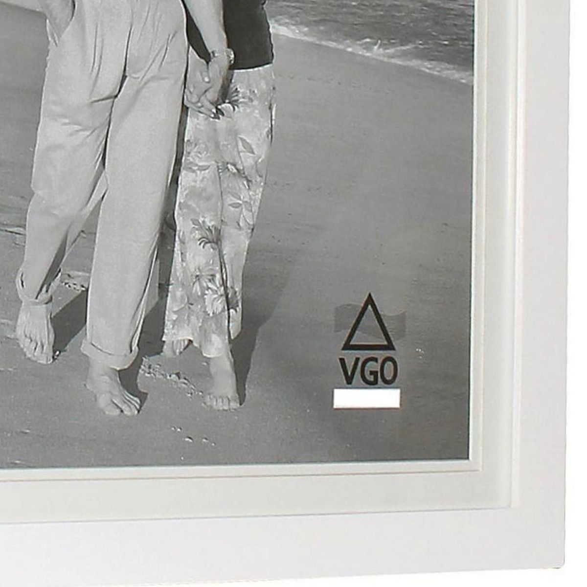 VGO - Marco de Foto 30x40 cm Blanco Madera