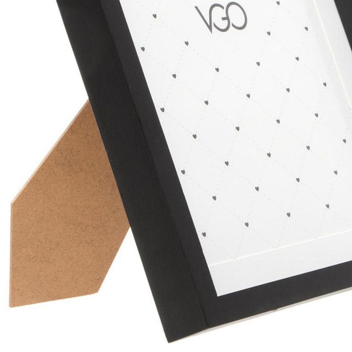 VGO - Marco de Foto Box 15x20 cm Negro Madera