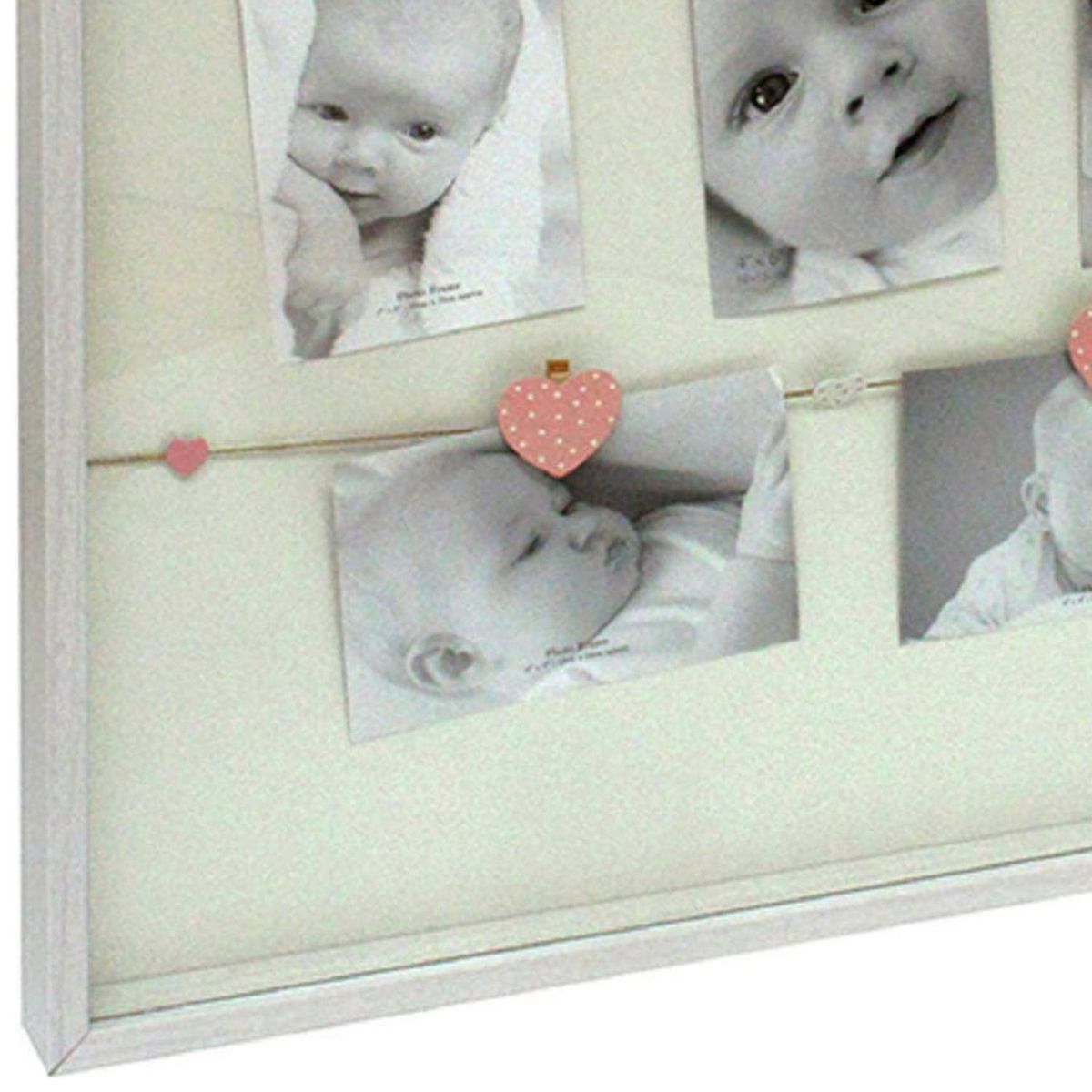 VGO - Marco pinzas rosadas 43x52 cm