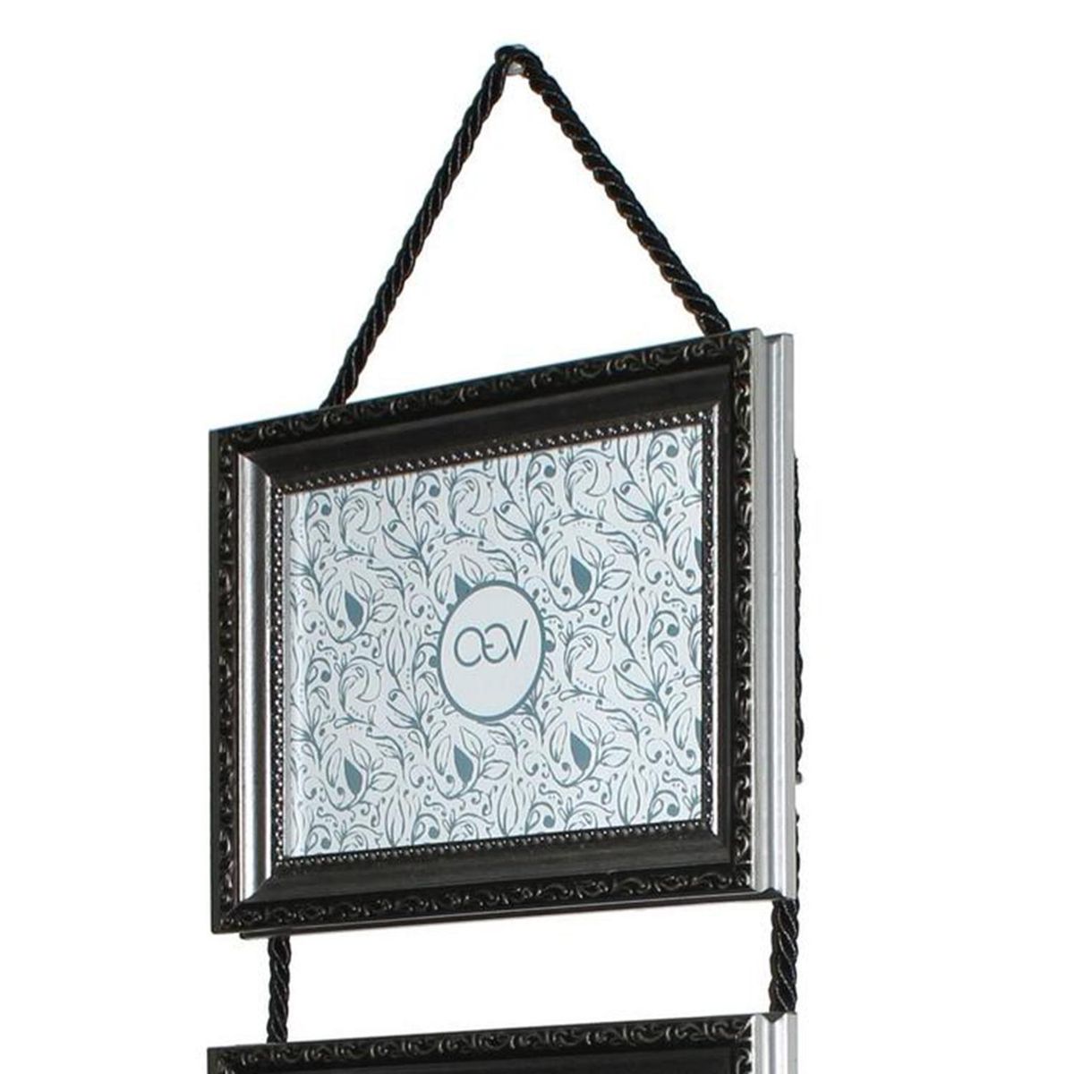 VGO - Marco de Fotos Triple 55x25 cm Peltre Plástico