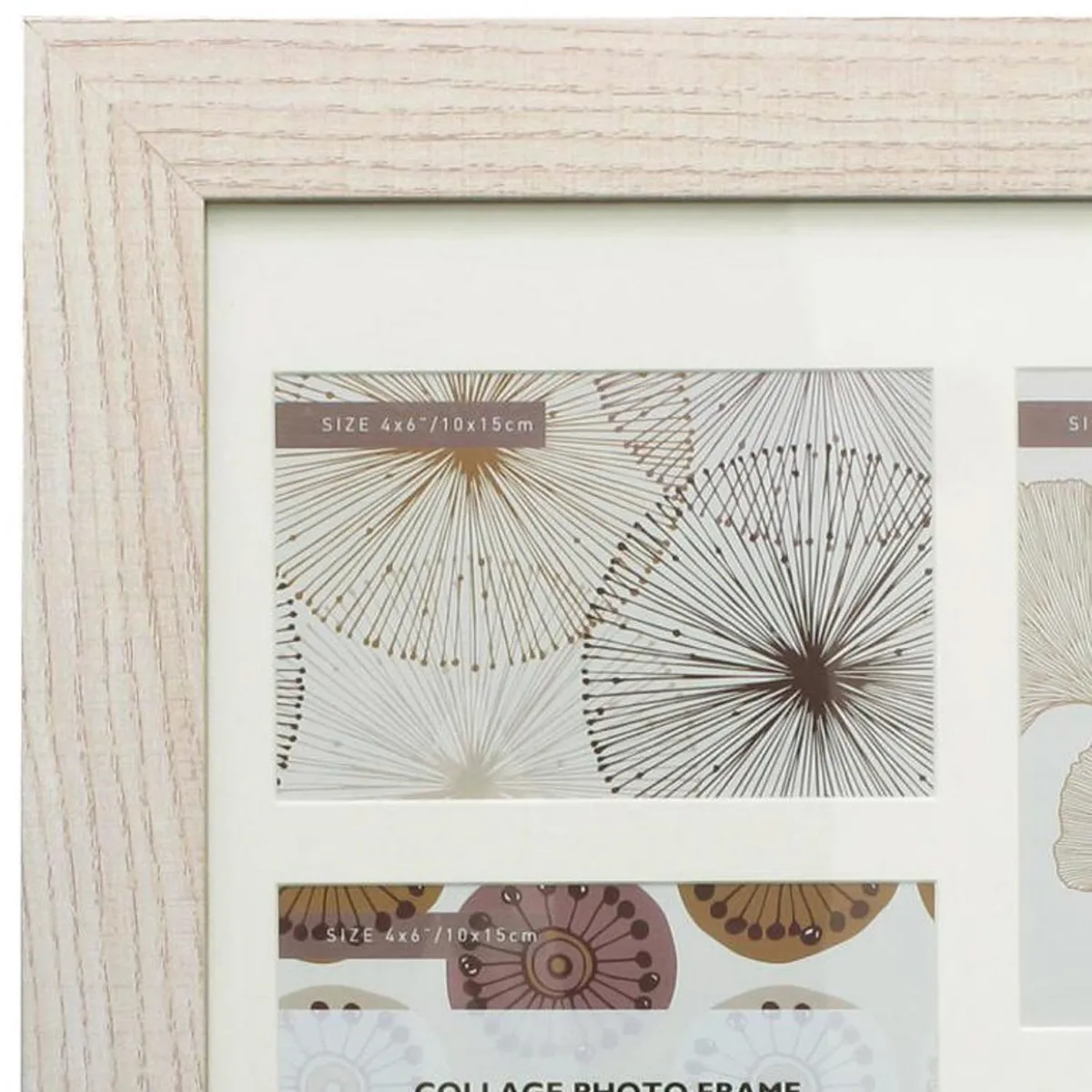 VGO - Marco collage plástico natural 30x40 cm