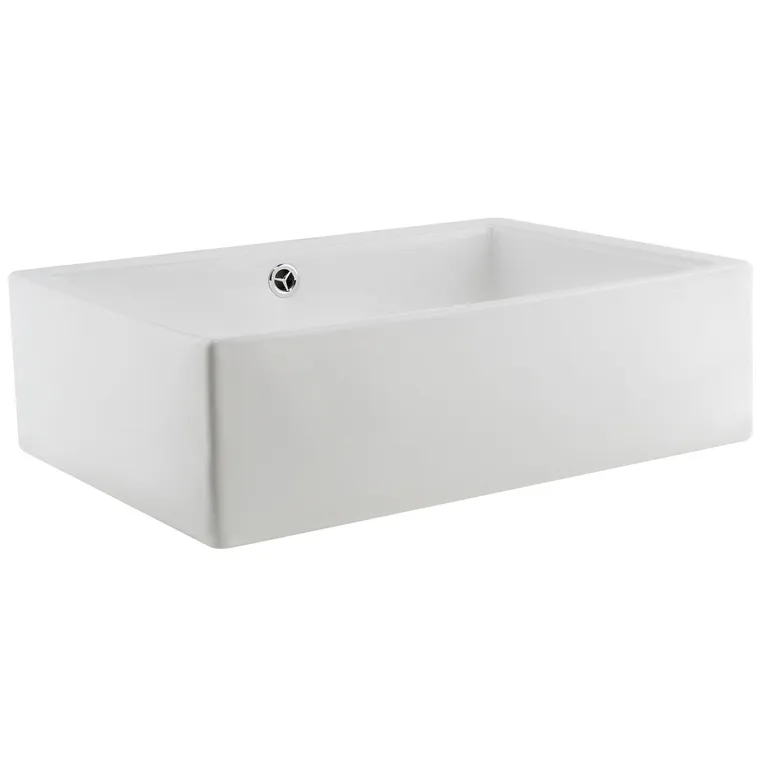 Lavamanos Sobrepuesto Forma Rectangular Loza 51x15.5x36 cm Blanco