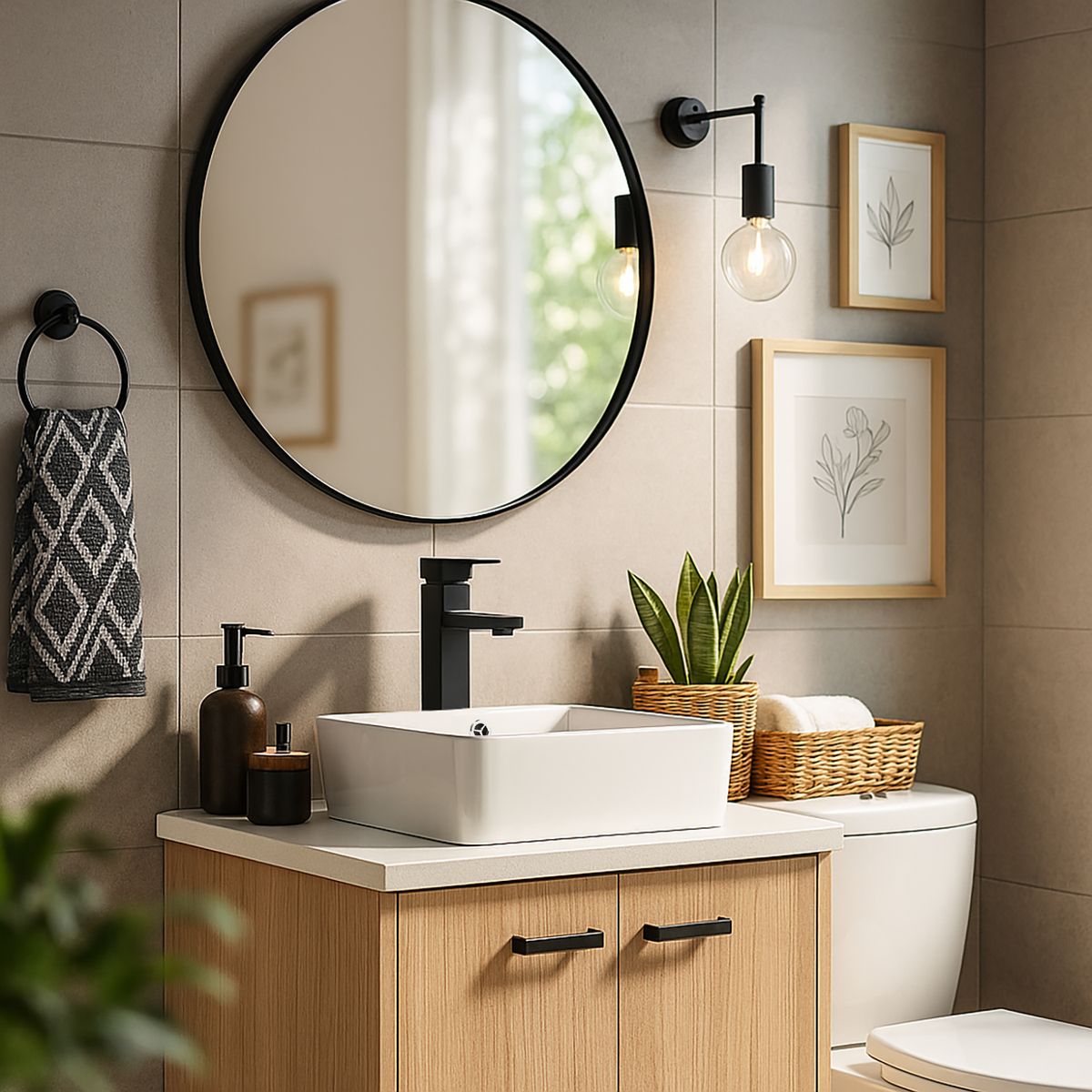 DOMSA - Lavamanos Sobrepuesto Forma Rectangular Loza 51x15.5x36 cm Blanco