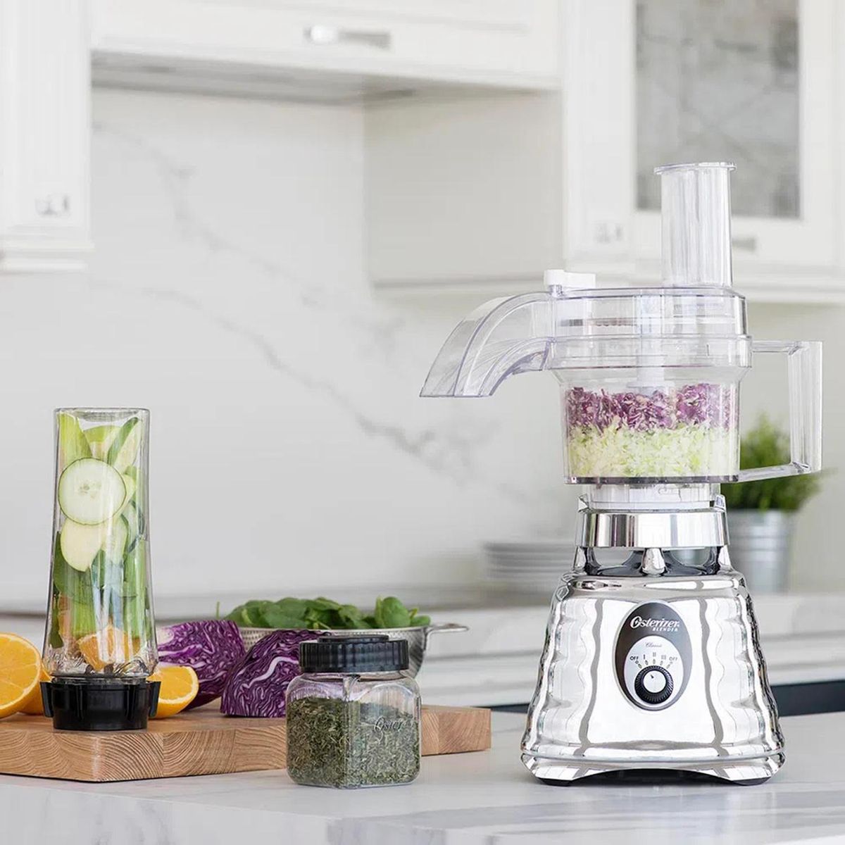 OSTER - Accesorio Procesador Alimentos Compatible Con Licuadoras