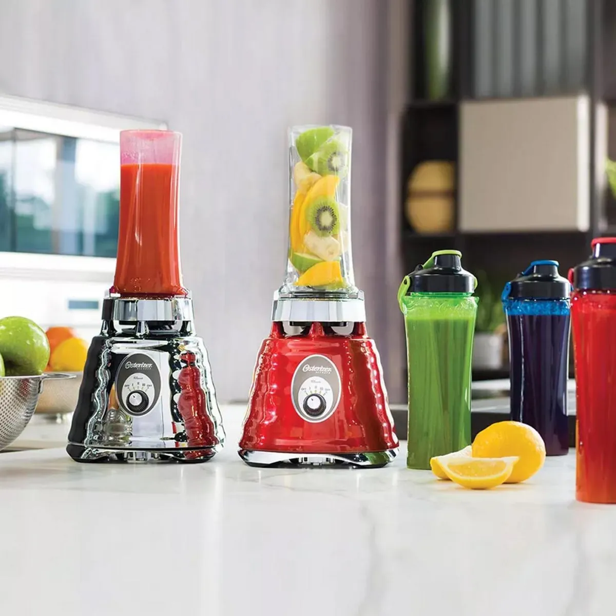 OSTER - Vaso para batidos Blend Go 0,6 litros azul