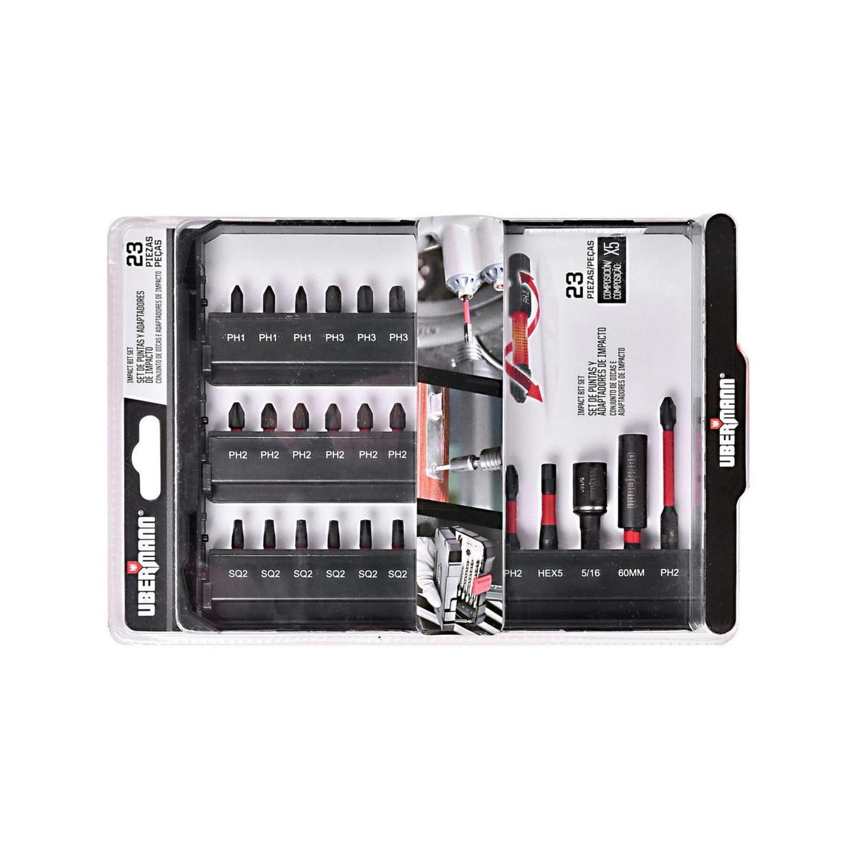 UBERMANN - Set 23 piezas + puntas ubermann