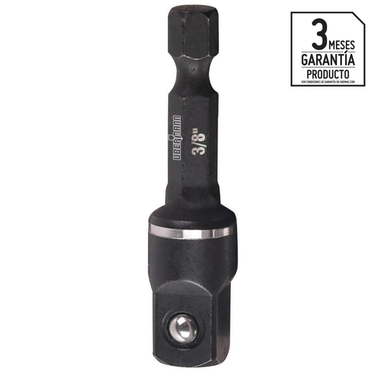 UBERMANN - Adaptador impacto 3/8pg 50 mm ubermann