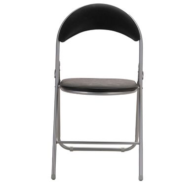Silla multiuso plegable pvc negra