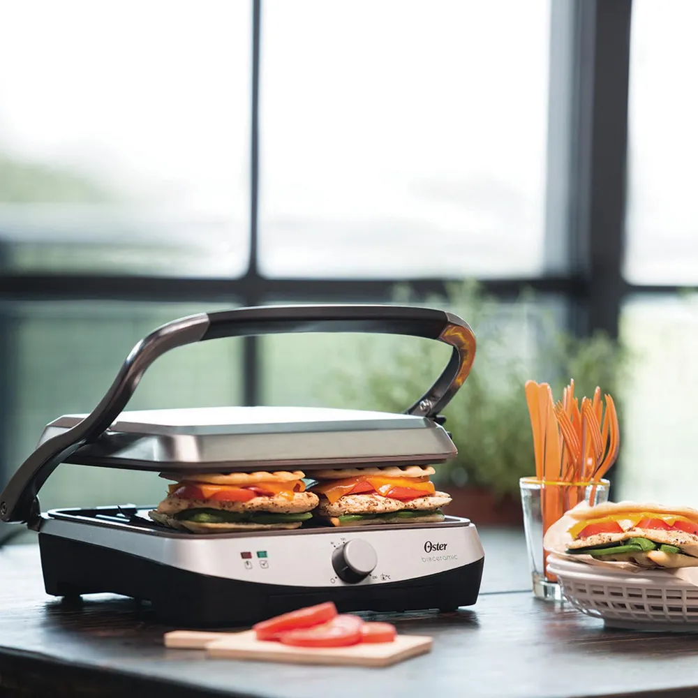 Oster CKSTPA4881 Parrilla Panini 180°, foto 2