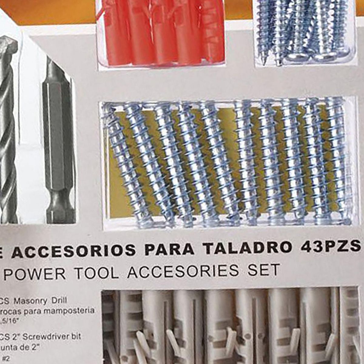 BAUKER - Set 43 accesorios para taladro bauker