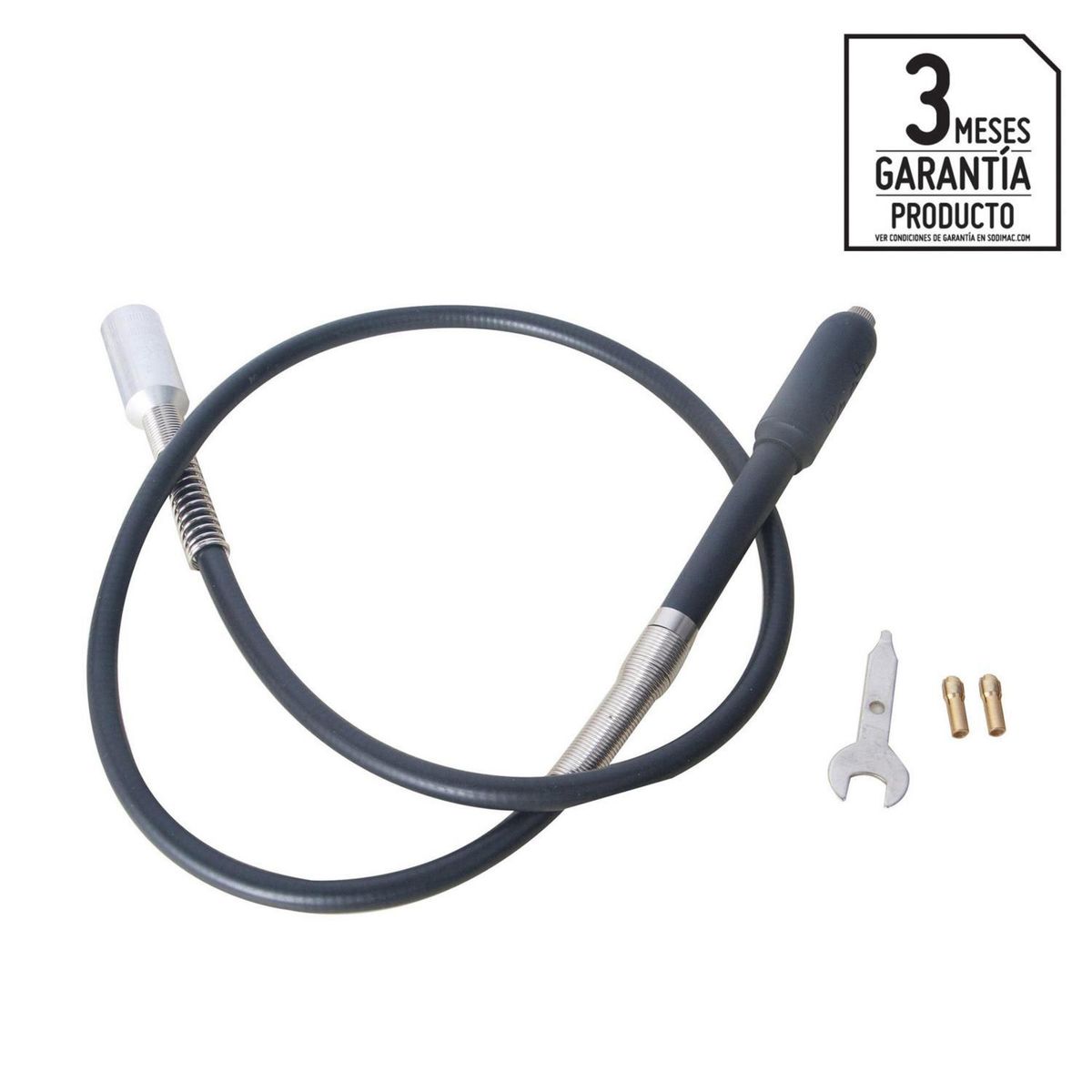 BAUKER - Eje flexible mototool pinza