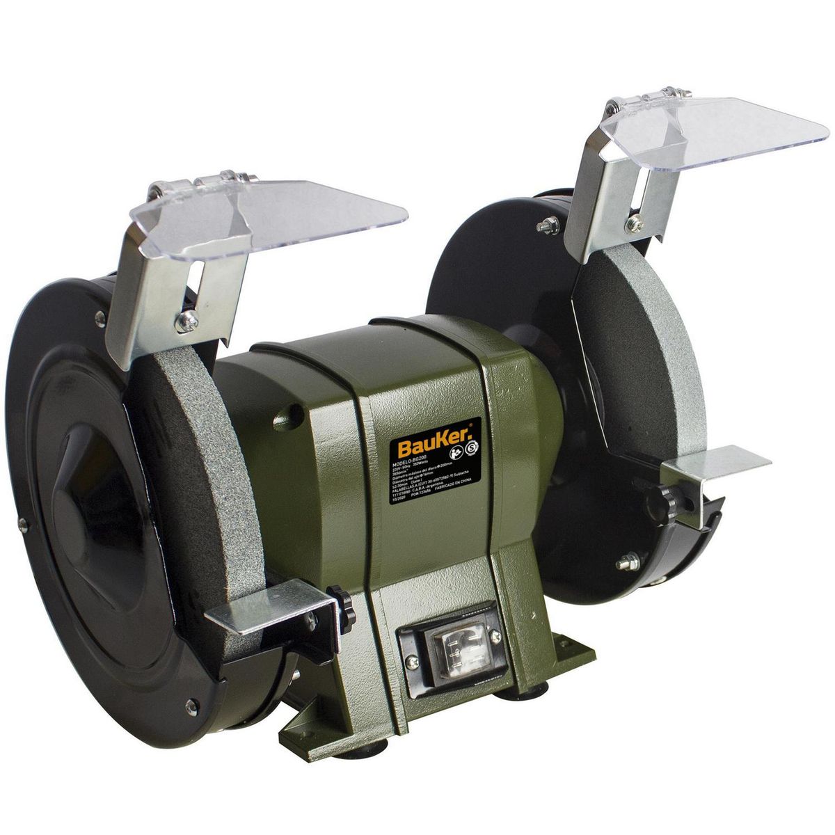 BAUKER - Esmeril de Banco Eléctrica 8 " 350 W BG200