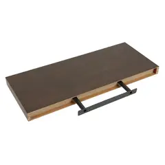 JUST HOME COLLECTION - Repisa Melamina 1 Nivel(es) 25x3.8x60 cm Chocolate