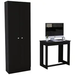 TUHOME - Set Escritorio + Clóset Wengue