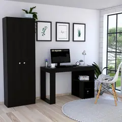 TUHOME - Set escritorio + clóset wengue