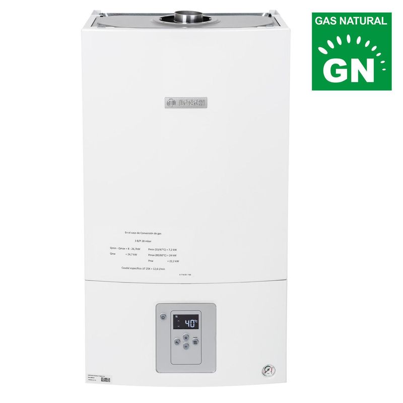 BOSCH - Caldera Wbn6000 Gas Natural 10.2 Litros 18 kW de Muro