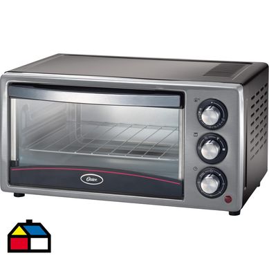 Horno elctrico 15 litros acero inox