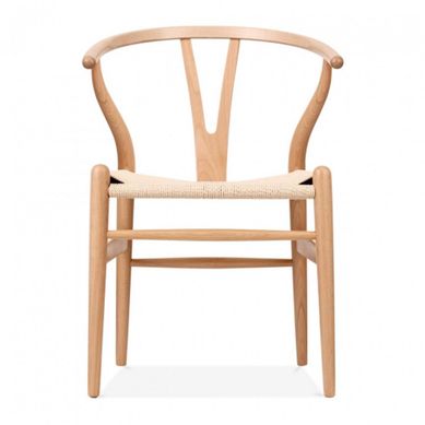 Silla Wishbone Madera natural 76x56x52 cm