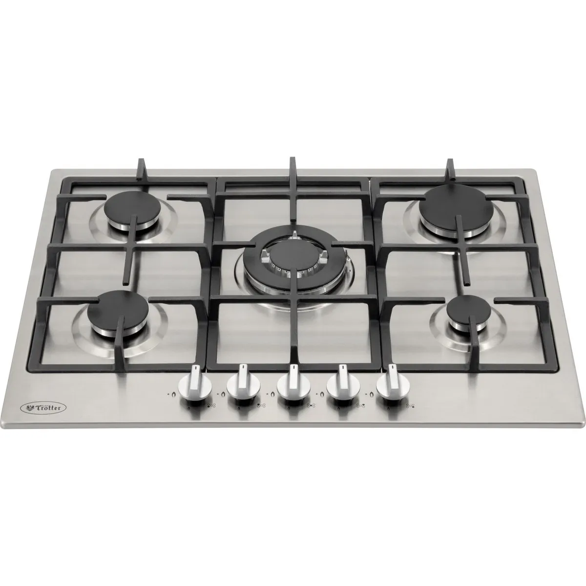 ALBIN TROTTER - Encimera Gas 5 Platos Inox Breit Pro 75 GL