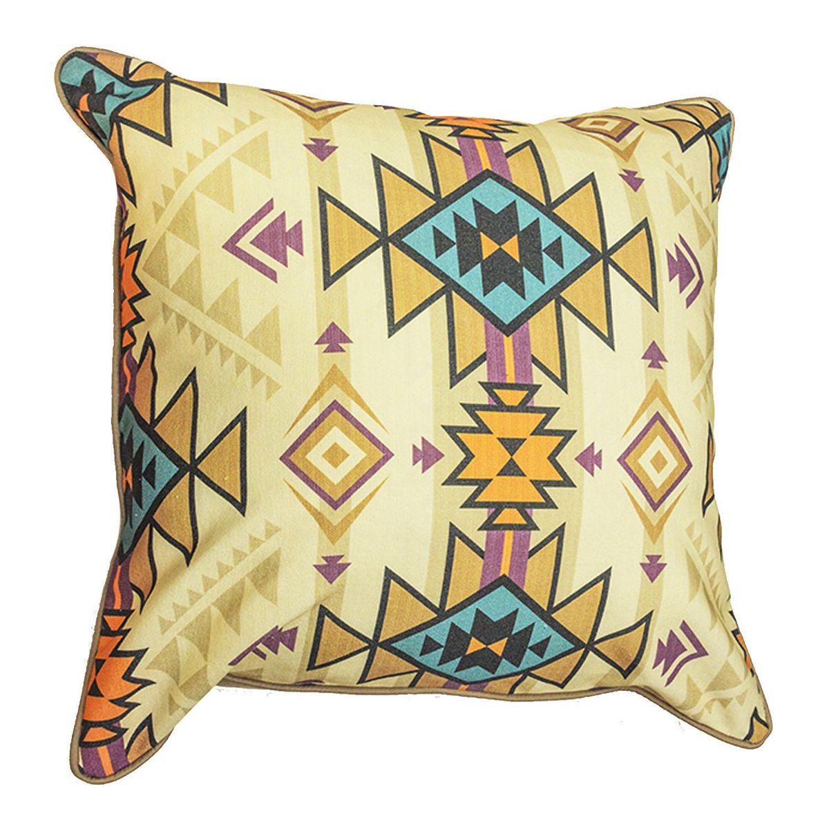 DE PIES A CABEZA - Cojín 40x40 cm étnico