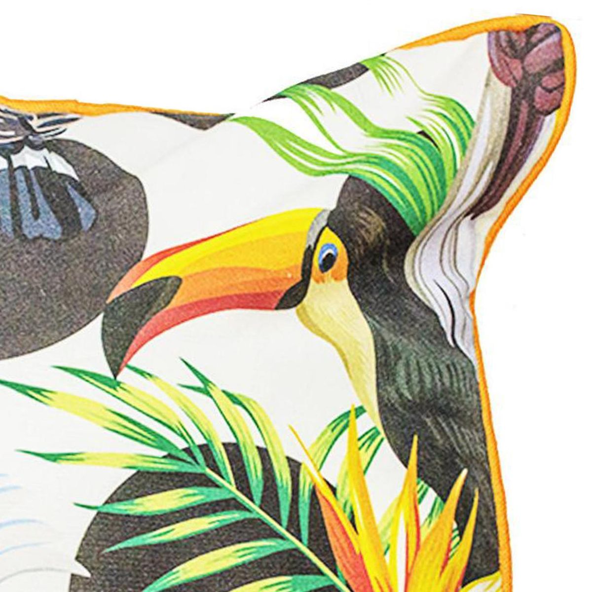 DE PIES A CABEZA - Cojín 50x50 cm diseño loro