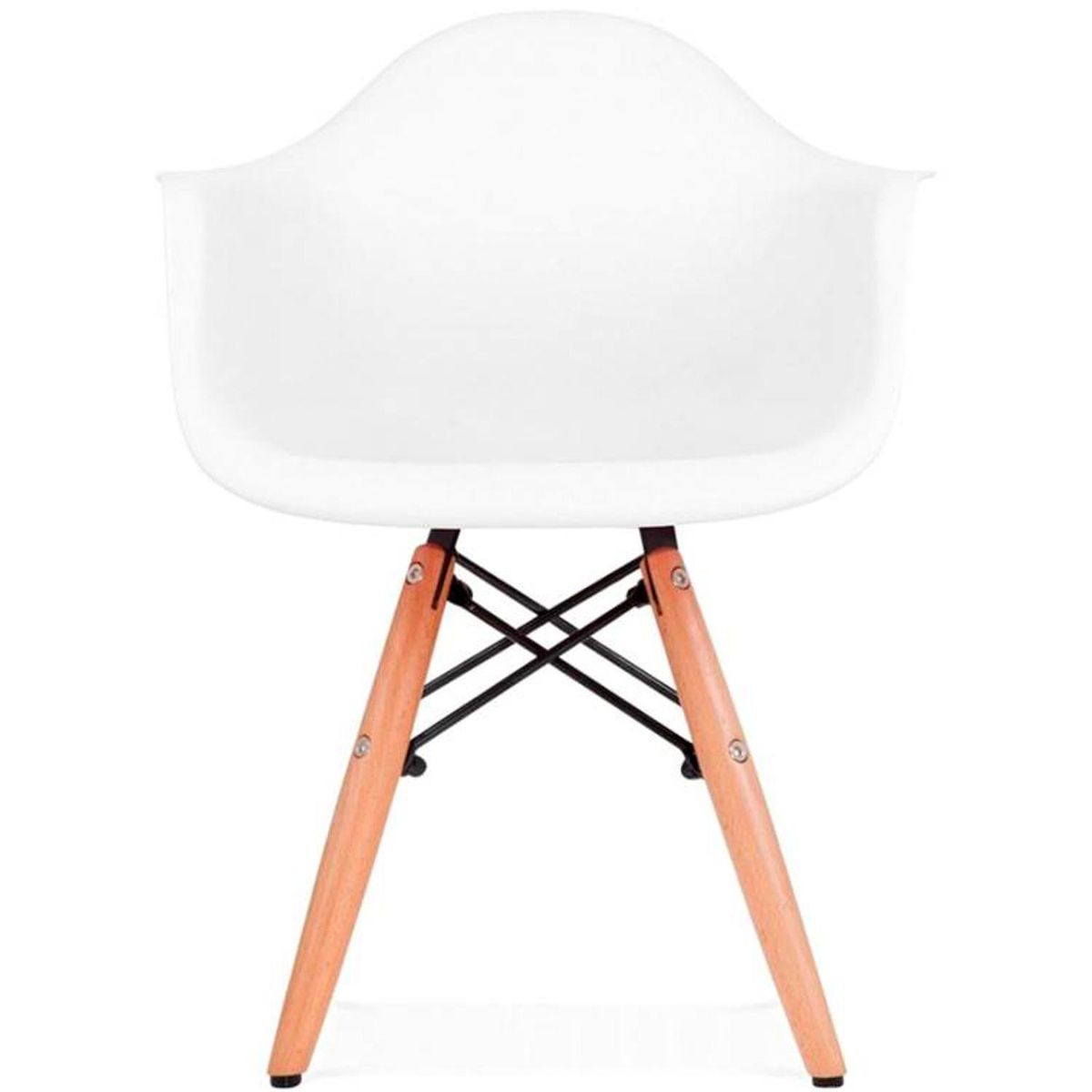 DE PIES A CABEZA - Silla Eames Blanco 57x43x40 cm